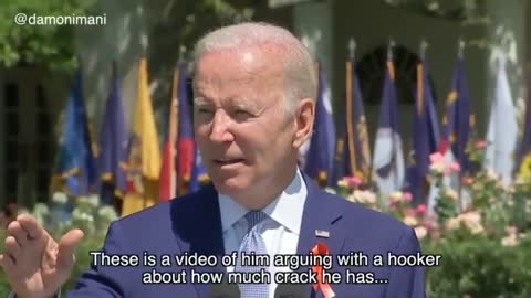 Patriot asks the dribbler in chief what he thinks about Hunters iCloud backup 😂😂😂