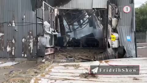 Důsledky ostřelování výstaviště Expodonbass v Doněcku