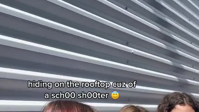 hiding on the rooftop cuz ofa sch00 sh0Oter