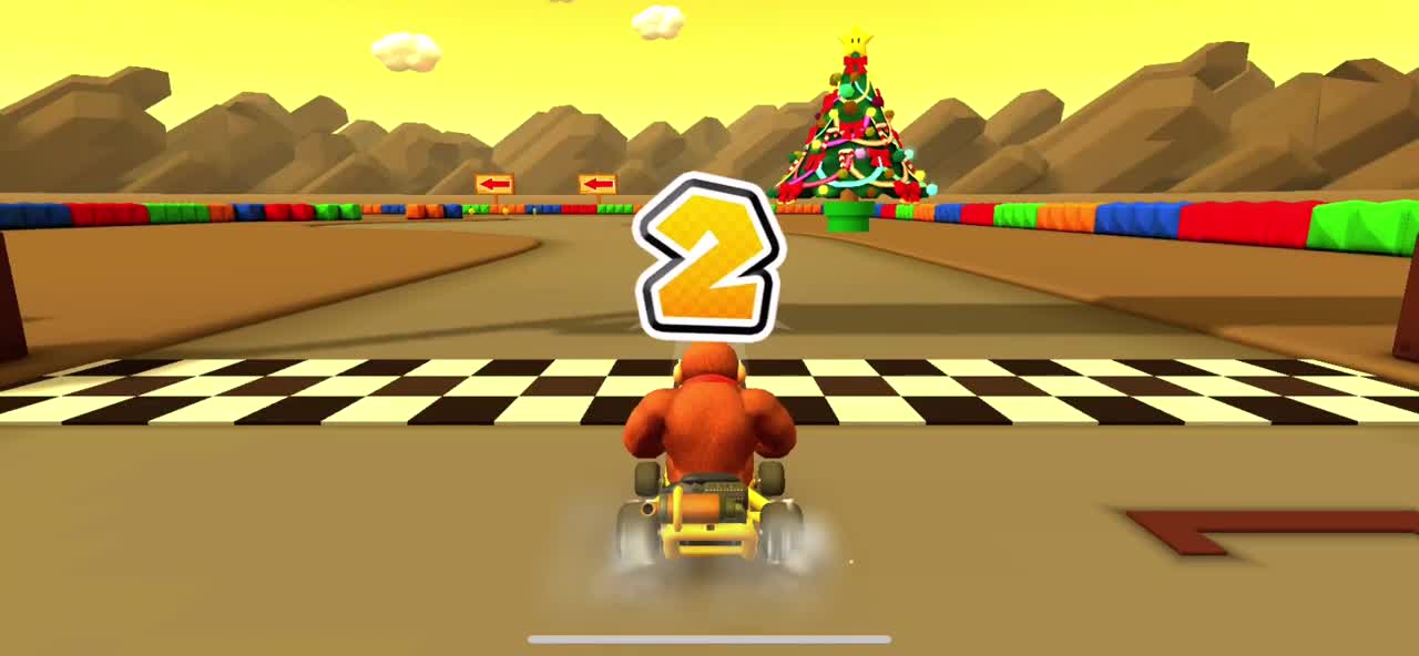 Mario Kart Tour - Bowser Cup Time Trial Challenge Completion (Winter Tour)