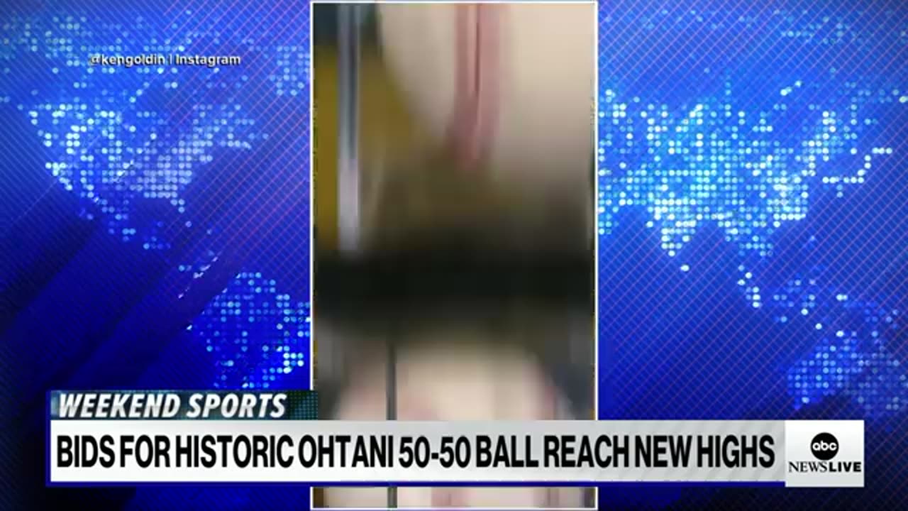 Bids for historic Ohtani 50-50 ball reach new heights