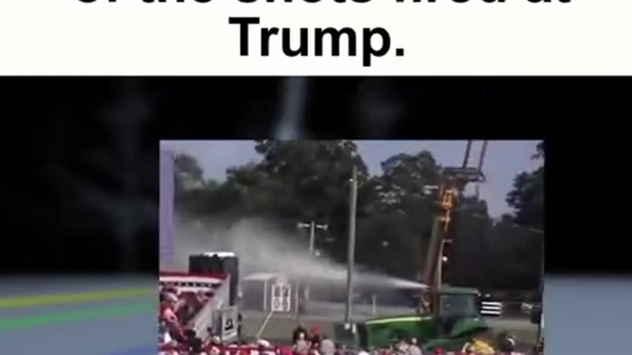 Representation of shots fired at Trump