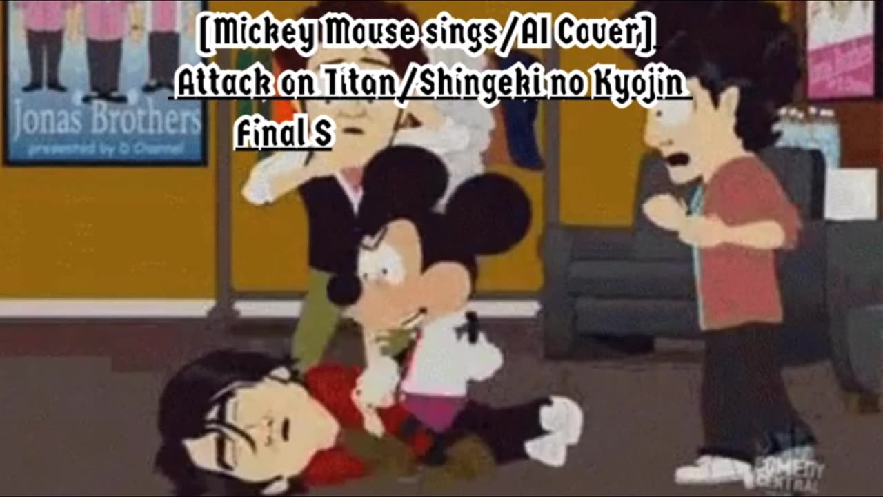 [Mickey Mouse sings/AI Cover] Attack on Titan : Final Season P2 Ending | Ai Higuchi - Akuma no Ko