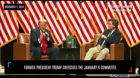 Former President Trump Discusses the January 6th Committee with Tucker Carlson