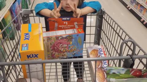 3 Year Old Half Pint Grocery Shopping 🛍