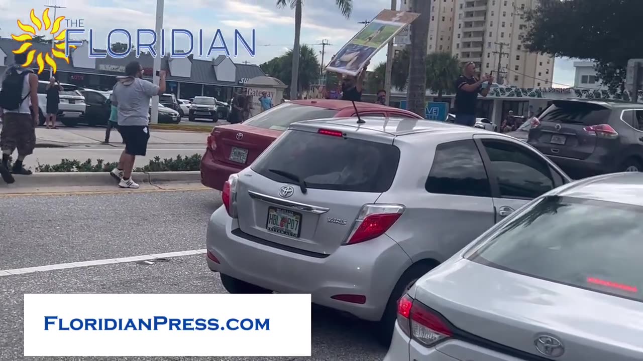 Fights in Florida between Palestine and Israeli supporters, Palestine supporters instigated