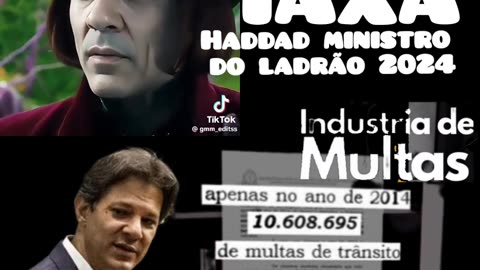 Mateus Haddad o taxador: Em 2014 montou a indústria da multa em SP quando prefeito, em 2024 montou a indústria da taxa no governo do ladrão.