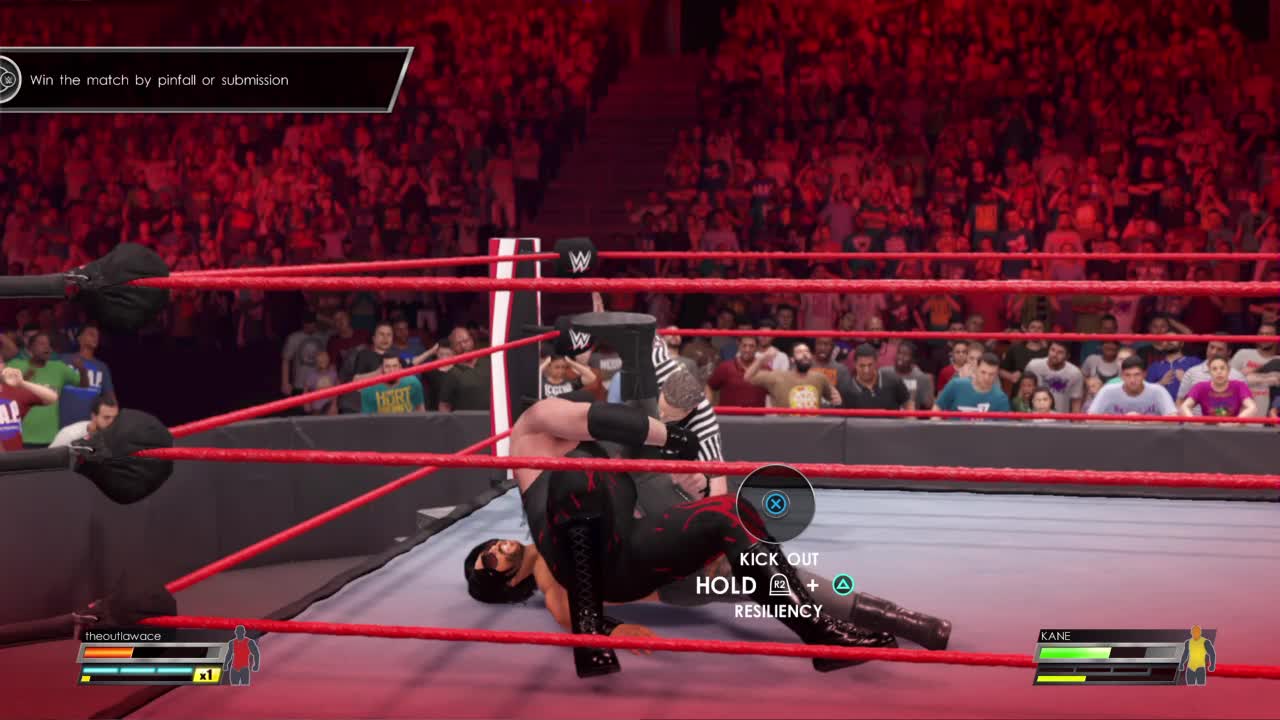 wwe 2k22 myrise walkthrough part 24 Vs Kane