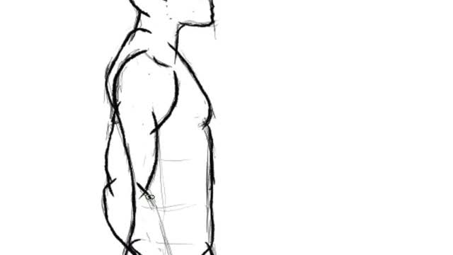 Sketching a Base Person (Male)