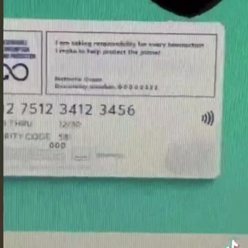 Must watch!👀MasterCard and the UN have produced a credit card that measures carbon footprint