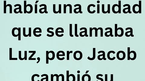 "De Luz a Betel: La Transformación de un Lugar Santo" Génesis 28-19.