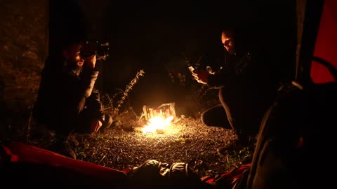 "I AM THE DEVIL" HAUNTED CAMPING AT HELL HOUND GRAVEYARD | HOUND OF THE BASKERVILLES