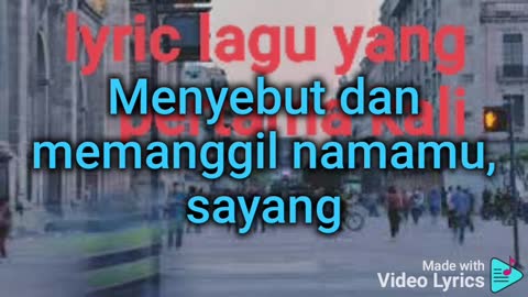 Lagu yang pertama kali lyric lagu