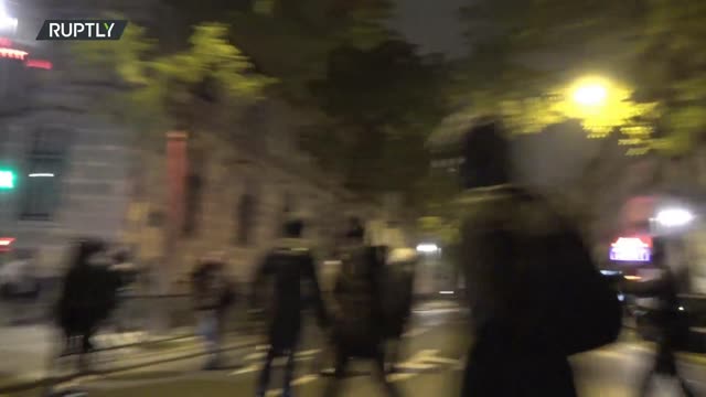 France: Vandalism hits Paris streets following Yellow Vests demo - 20.11.2021