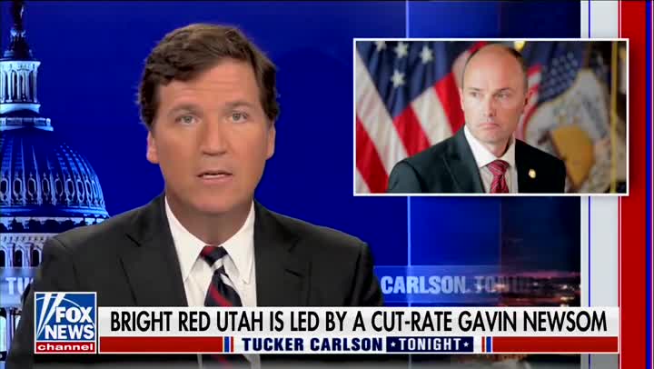 'What A Creepy Guy': Tucker Carlson Calls Out GOP Governor For His Liberal Policies