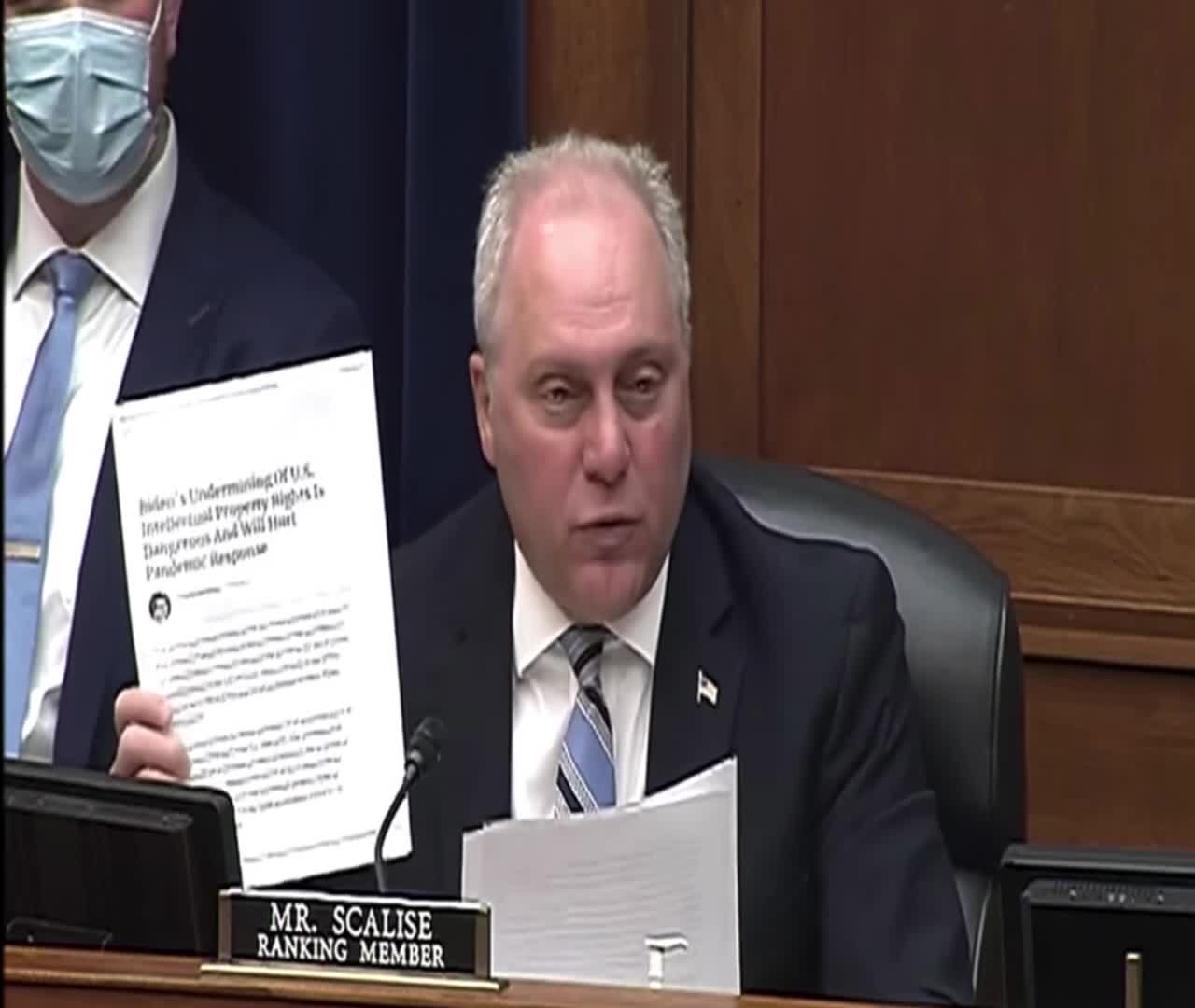 Scalise: Vaccine came from Trump, now Biden wants to hand intellectual property to China