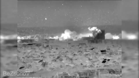 Night-time shelling of Ukrainian positions by Russian artillery