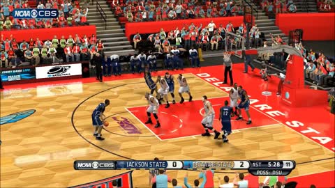 NBA 2k14 HBCU Basketball Mod Jackson State vs Delaware State