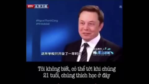 THIÊN TÀI SẼ KHÔNG CHO CON CỦA HỌ HỌC KIỂU NHỒI SỌ NHƯ BẦY CỪU. PHỎNG VẤN ELON MUSK