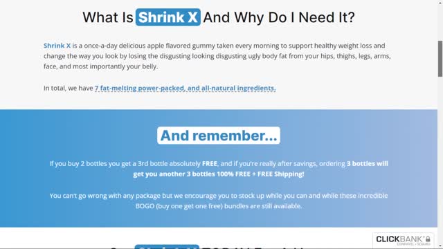 Introducing a best product-Shrink X Belly Review Weight Loss Supplement | Shrink X Does Shrink X gum