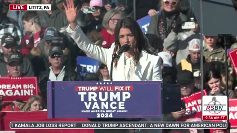 Danica Patrick Rally in Lititz Pennsylvania 11/3/24