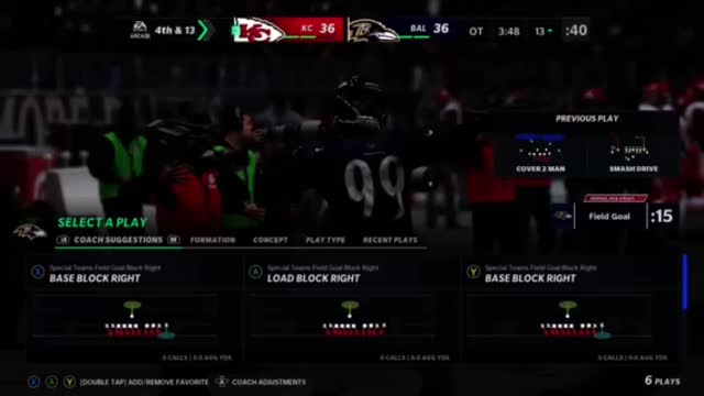 Madden 21 X|S field Goal Block for the Win!