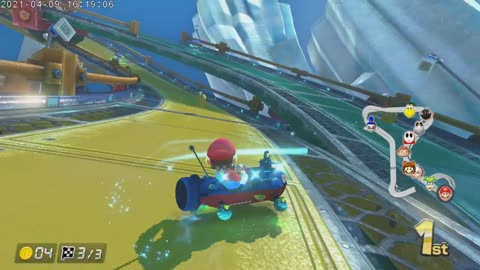 Mario Kart 8 Deluxe Switch Mario Part 31 Ice Ice Outpost