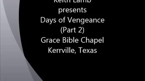 Keith Lamb Days of Vengeace (Part 2) 05-04-08