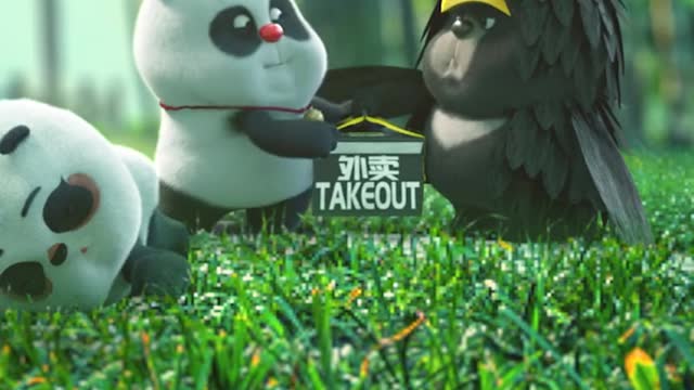 deep jungle#panda funny anime