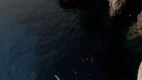 Tips for Eating Table Today Dangerous Cliff Diving Actions Do Not Imitate