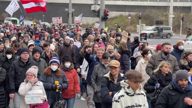 Demonstration Linz 02.01.2022