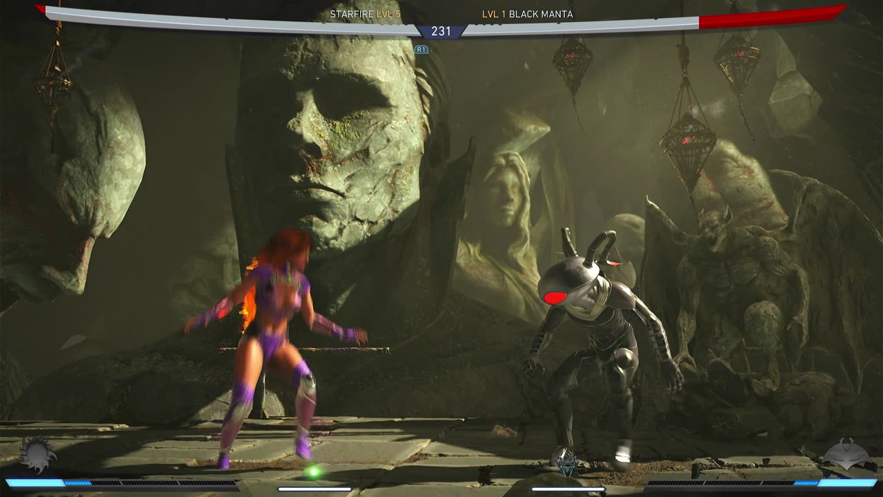 Starfire VS Black Manta