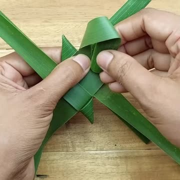 Very unique crafts and fun time with coconut leaves #craft #shorts #reels #coconut #leafcraft
