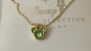 Disney Parks Mickey Mouse August Necklace #shorts