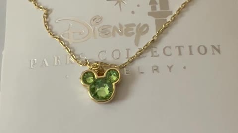 Disney Parks Mickey Mouse August Necklace #shorts