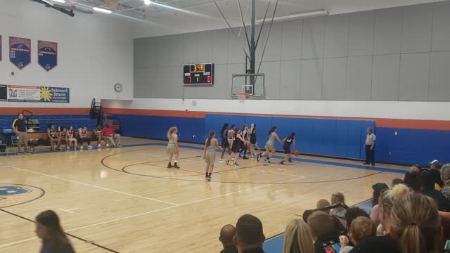 Karly Pasmore Makes 2 Pointer - Varsity Basketball - West Hernando Middle vs. Challenger K8 11/01/21