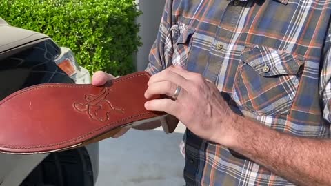 How to Scuff Up Sheepskin Slipper Solid Leather Soles so you don't do the splits