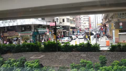 Hongkong road view_Bus#E21A_Cheungshawan Rd_from SSPo to Prince Edward_Odd no.1-209_20210227