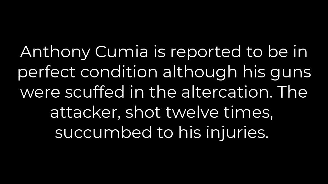 Anthony Cumia attacked on stage attacker killed