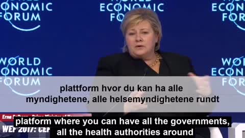 Erna Solberg wef 2017 - Nødsituasjon