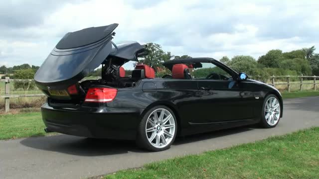 Black sports car.. # roofless car video