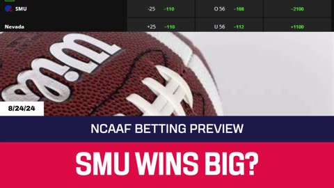 NCAAF Week 0: SMU vs Nevada Betting Preview