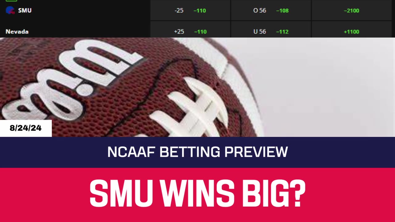 NCAAF Week 0: SMU vs Nevada Betting Preview