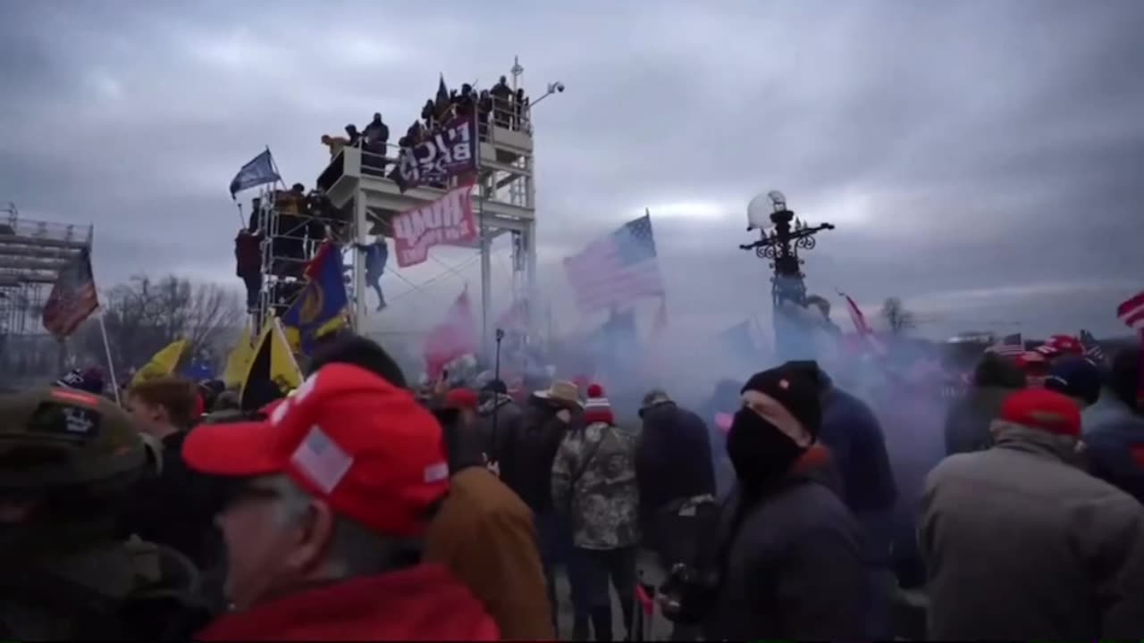 J6 Montage Shows Capitol Police Firing On Peaceful Protesters