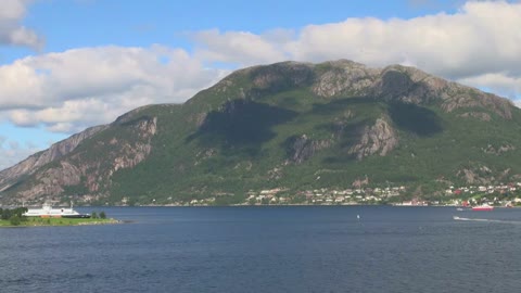 Stavanger Norway Hogsfjordens meets Lysefjord