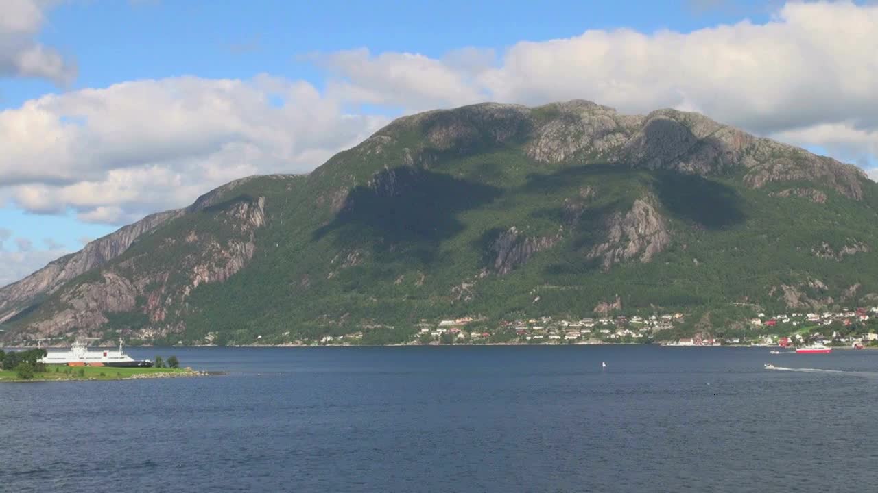 Stavanger Norway Hogsfjordens meets Lysefjord