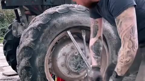 Change the tire # fix the car # car # tires