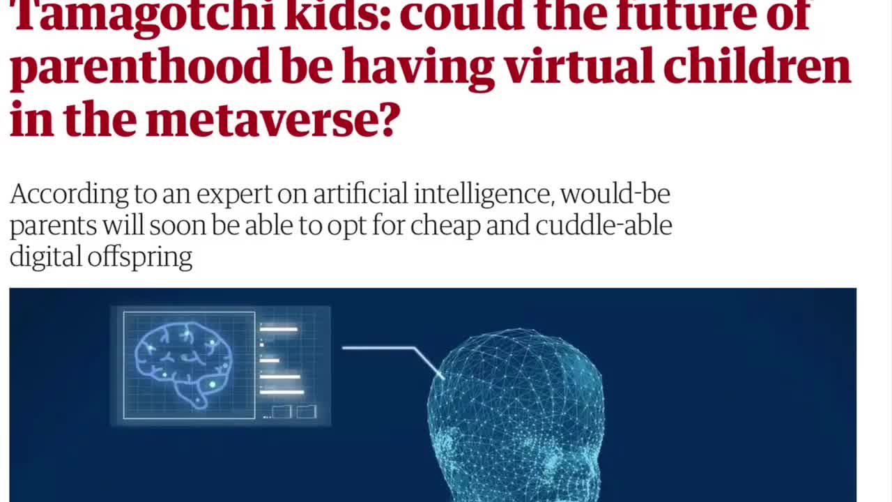 “Virtual Children” the Wave of the Future!!! 😱😳