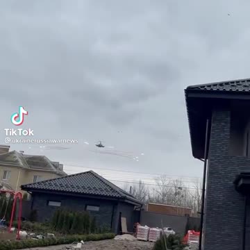 Ukraine War - KA-52 firing flares