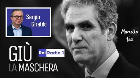 🔴 Sergio Giraldo ospite nella trasmissione "Giù la Maschera" di Marcello Foa su Radio1 (09/01/2024).
